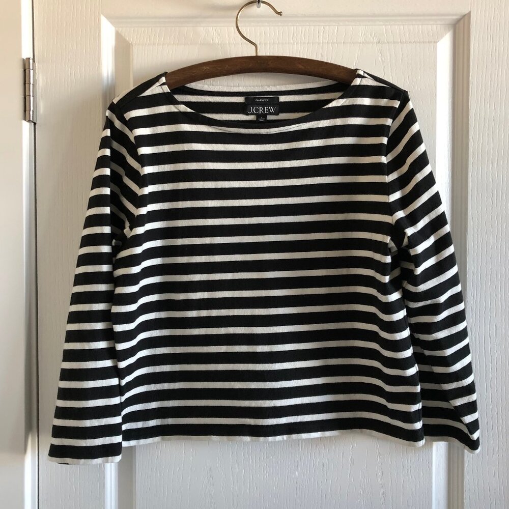 J. Crew Classic Mariner Cloth Boatneck T-shirt